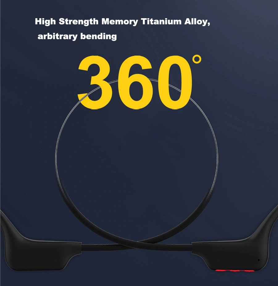 Bluetooth Bone Conduction Headset Noise Reduction, Low Latency Portable Sport