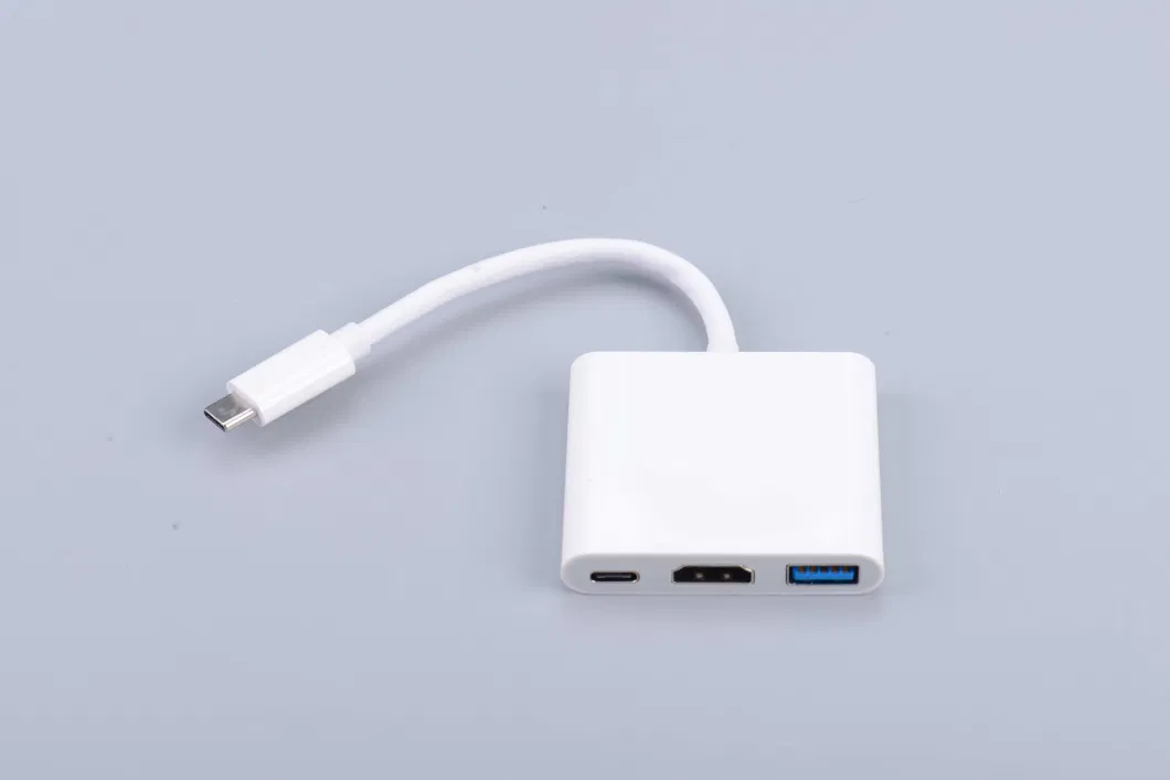 USB Port Hub 3 in 1 USB C Hub to HDMI + Pd+ USB 3.0 for MacBook PRO