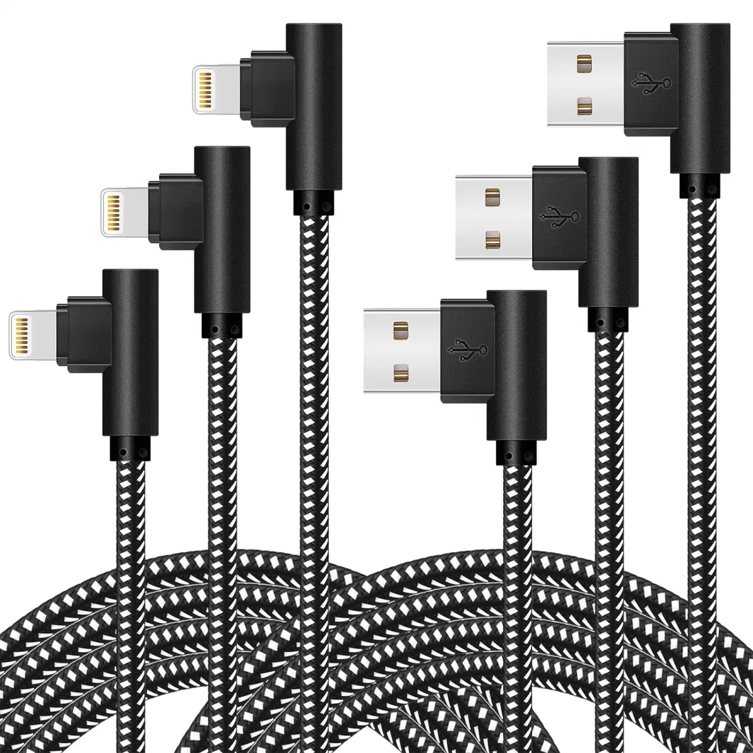 Charging Wire for iPhone iPad Mobile Data Cable Cellphone Lightning Cable Data Cable USB Phone Accessories