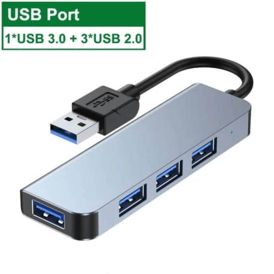 USB ハブ 4 ポート USB 3.0/2.0 サポート MacBook PRO 用マイクロスロット
